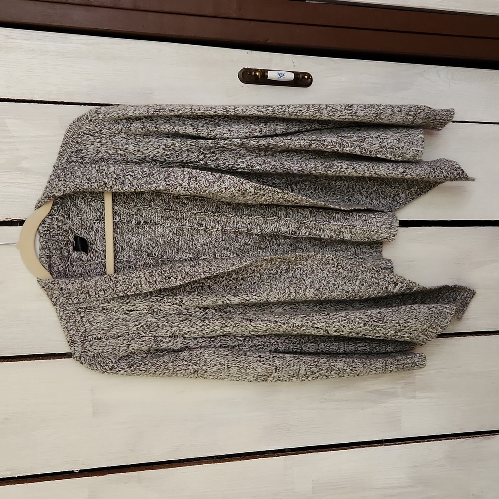 Madison Lilly Open Front Waterfall Cardigan Size M